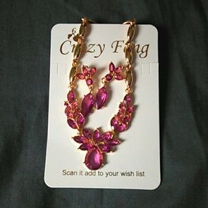 🌟Buy2Get1Free🌟Very Pretty Necklace and Earrings